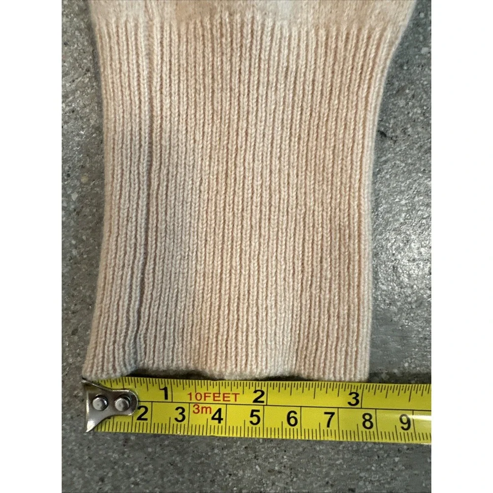 Equipment Femme Women Sweater Peach SzXS(TP)Cashmere Comfy Ribbed Raglan Neutral